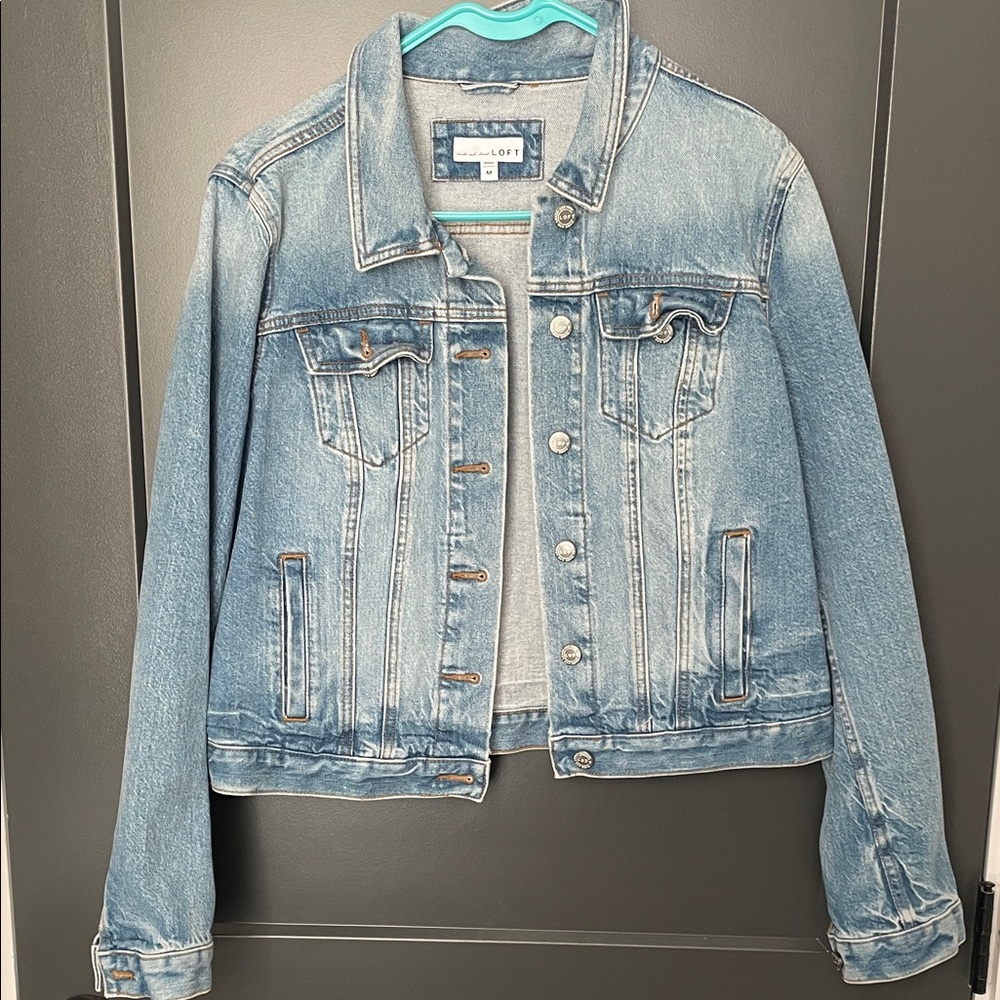 LOFT Light Blue Jean Jacket
